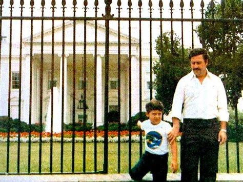 Pablo escobar in front of white house - Pablo Escobar was a Colombian drug lord, who, at his peak, supplied an estimated 80% of all the cocaine smuggled into the United States. ... Above, Escobar and his son pose for a photo in front of the White House. Wikimedia Commons As the law caught up to Escobar, he was unable to spend much time with his family. In the last …